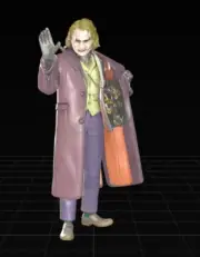 Resin 1:24 1:43 1:64 1:87 Standing Joker Painted Figure Scene Props F Car Toys