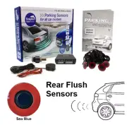 Dolphin Flush Fit Parking Sensors Kit Reverse Reversing Audible Beep - Sea Blue