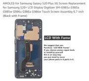 LCD With Farm Part For Samsung Galaxy S 20 Plus 5 G