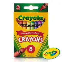 在飛比找PChome24h購物優惠-美國 Crayola繪兒樂 彩色蠟筆8色
