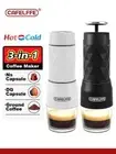 Cafelffe 3 In1 Portable Coffee Machine Hot/cold Water Manual Espresso Maker for