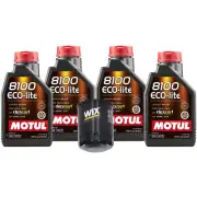 4L Motul 8100 ECO-LITE 5W30 Wix Filter Motor Oil Change Kit For Subaru API SP-RC (for: Subaru)