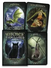 WITCHES FAMILIARS ORACLE CARDS Tarot Kit Card Deck & Book Set witch familiar