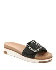 Sam Edelman Women's Ariane Slip On Buckled Wedge Sandals