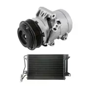 For Ford Fusion & Lincoln Zephyr AC Compressor w/ A/C Condenser & Drier (for: Ford)
