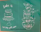 BAKE IT AND THEY WILL COME NEW Chalk Couture Transfer RETIRED Stencil 8.5"x11"