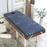 D,60 * 180cm S,Latex Mattress Topper for Massage Bed 5cm Thickness High Density Foam Lash Bed Topper with Soft Touch Non-Slip Esthetician Massage Table Mattress Pad for Beauty Salon
