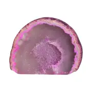 Pink Agate Druzy Geode - K
