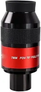 70 Degree Flat Field Focal Length 7mm Wwide Angle Eyepiece High Magnification Astronomical Telescope Accessory