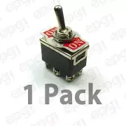 1 PIECE - DPDT (ON/ON) HEAVY DUTY TOGGLE SWITCH 20A-125V # 66-1805-1PK