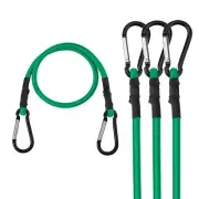 4 Pack 24 Inch Heavy Duty Bungee Cords with Hooks for Outdoor Tent Luggage