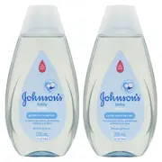 6x Johnson's Baby/Children's Gentle Cleansing Bath Soap Free Liquid Bottle 200ml