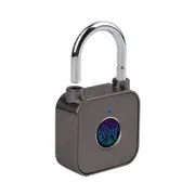 Fingerprint Lock USB Rechargeable Waterproof Smart Thumbprint Padlock Anti-theft Electric Door Lock For Luggage Case