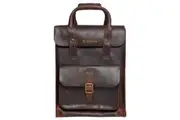 Dr Martens Backpack Waxed Full Grain Leather Bag - Chestnut Brown