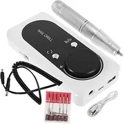 Healeved Electric Nail Drill Machine Rechargeable Nail File Portable for Manicure Gel Polish Remover Tool Acrylic Professional