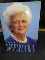 Barbara Bush A Memoir Signed Edition 1994 First Lady Hardcover