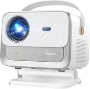 [Netflix Certified & Dolby Audio] Portable Projector Auto Focus Keystone, YABER V12 Outdoor Projector 900ANSI with WiFi 6 Bluetooth Full HD 1080P 60Hz, Smart Movie Projector for Home Theater