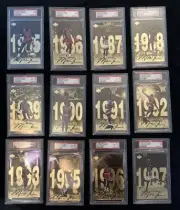 1998 Upper Deck Michael Jordan Gatorade Complete Set PSA 9, 8.5, 8, 7, 6