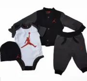 Nike Deadstock Rare Air Jordan Baby Jumpman Set Black Red OG1 Suitcase Set Shoes