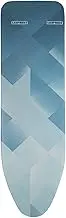 Leifheit 71604 Heat Reflect Board Cover Universal, Ironing pad with Thick Foam Padding, boardcover with Metallic Surface and Elastic dawstring (up to: 140 cm x 45 cm)