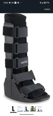 United Ortho Cam Walker Fracture Boot, Small, Black