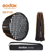 Godox QR-P120 Deep Parabolic Bowens Quick Setup Softbox+ Grid for VL150 SL200WII