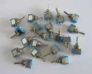 20x SPDT 3 PIN Guitar Mini Toggle Switch 3 Position ON-OFF-ON Car/Boat Switches