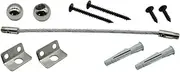ibasenice Baby Proofing Kit Anti-tip Furniture Anchors Anti-Shake Connectors Safety Straps for Wardrobes Cabinets Bookcases