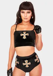 [EastnWest] Vally Cross Top