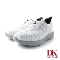 在飛比找momo購物網優惠-【DK 高博士】墨白飛織空氣鞋 88-3001-50 白色