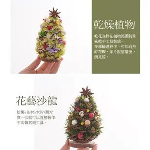【美好家 Mehome】聖誕松果樹DIY材料包 手作裝飾乾燥花 綠苔蘚