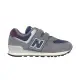 【NEW BALANCE】17-21CM_男女中童休閒運動鞋-WIDE-574系列 NB 寬楦 深灰藍紫(PV574KGN)