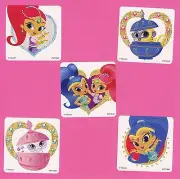 15 Shimmer and Shine Glitter - Large Stickers - Party Favors - Nahal, Tala