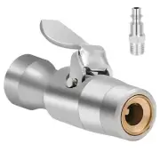Locking Air Chuck - Two Steel Jaws Tire Air Chuck Lock onto Any Schr...