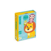 Djeco Little Mime Animal Imitating/Acting Role Play Card Game Toddler 2.5y+