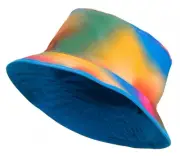 NEW The North Face Kids Class V Reversible Rainbow Blue Bucket Hat Cap Youth M