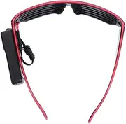 [HONITANO] Dual Color LED Glasses Light Up Party Eyewear with Flashing Modes Fun Glow LED Glasses for Events Festivals and Celebrations Random Colors No Batteries Included