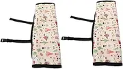 Kisangel 2pcs Car Kick Mat Back Seat Protector Durable PU Material Fit for Car Seats Easy Installation for Dirt and Mud Protection