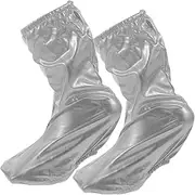 [LIFKOME] Sailor Dance Shoe Cover Socks Accessory Performing Accessories Performing Prop Stage Performing Props Performing Prop Stockings Bronzing Cloth Golden