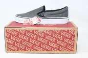 NEW Vans Classic Slip On Sneakers Suiting Black / True White / Men 7 / Women 8.5