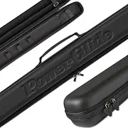 PowerGlide Snooker Pool or Billiard Cue Case | Svartur | Modern Design Soft Touch EVA Case | Rubber Handle & Shoulder Strap | Protective Foam Interior | Accessory Pockets & Elastic Straps