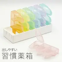 在飛比找樂天市場購物網優惠-【JOKO JOKO】日本 - 一周管理 繽紛便攜藥盒