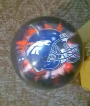 Denver Broncos Viz-A-Ball Bowling Ball