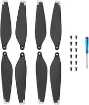 Drone Propeller Blade Spare Parts PC Drone Props Blade Replacement with Screwdriver Screw Accessories for D-JI Mini 3(Silver)