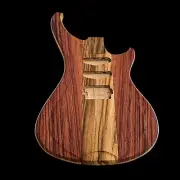 Alembic Style Custom Guitar Body 1 of a Kind Handmade Poculi/Alder Luthier