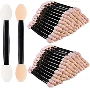 [ZYIGYI] 400 PCS Disposable Eyeshadow Brushes, Sponge Makeup Applicators Dual Sides