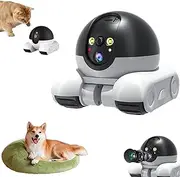 Patrol Bot, Spymate Robot, Ignore Terrain, Mini Robot Camera, No Distance Limit, Real-Time Control by Mobile Phone, 360° Night Vision Design, 25-Day Battery, Abnormal Message Reminder (4G Version)