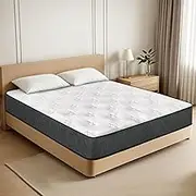 Advwin 20cm Single Mattress - Superior Hybrid Mattress in a Box for Back & Lumbar Support, Individual Pocket Spring Bed for Motion Isolation & Pressure Relief,Memory Foam Bed Medium Firm