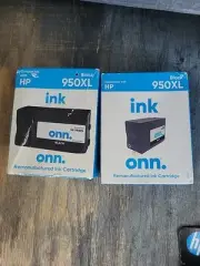 2 - onn HP 950XL Black Cartridges 01/2024