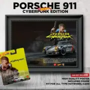 Hot Wheels Porsche 911 Cyberpunk Edition Design With Frame